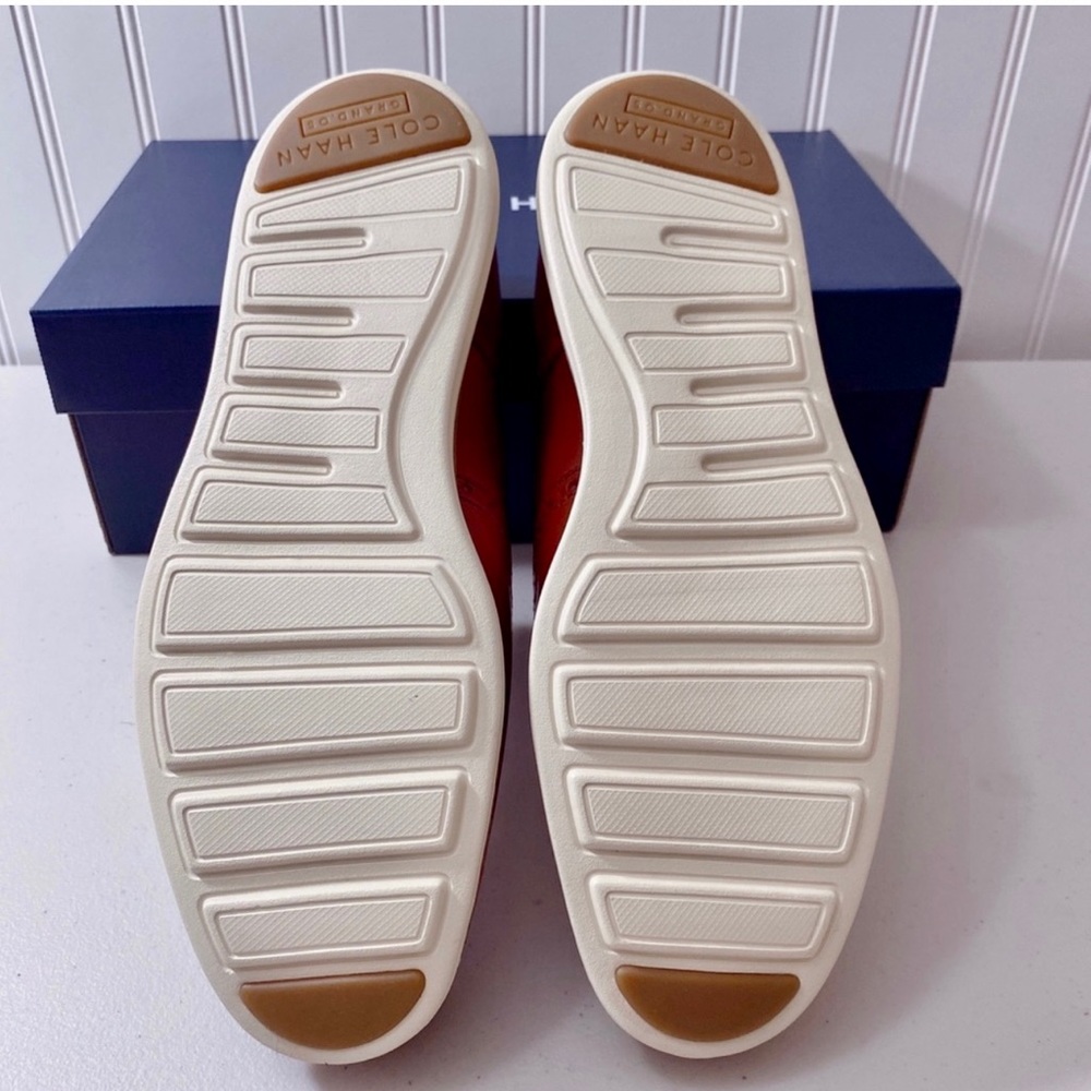 Cole Haan Original Grand Wingtip Oxford Shoes In Woodbury/Ivory NWT - Picture 12 of 13